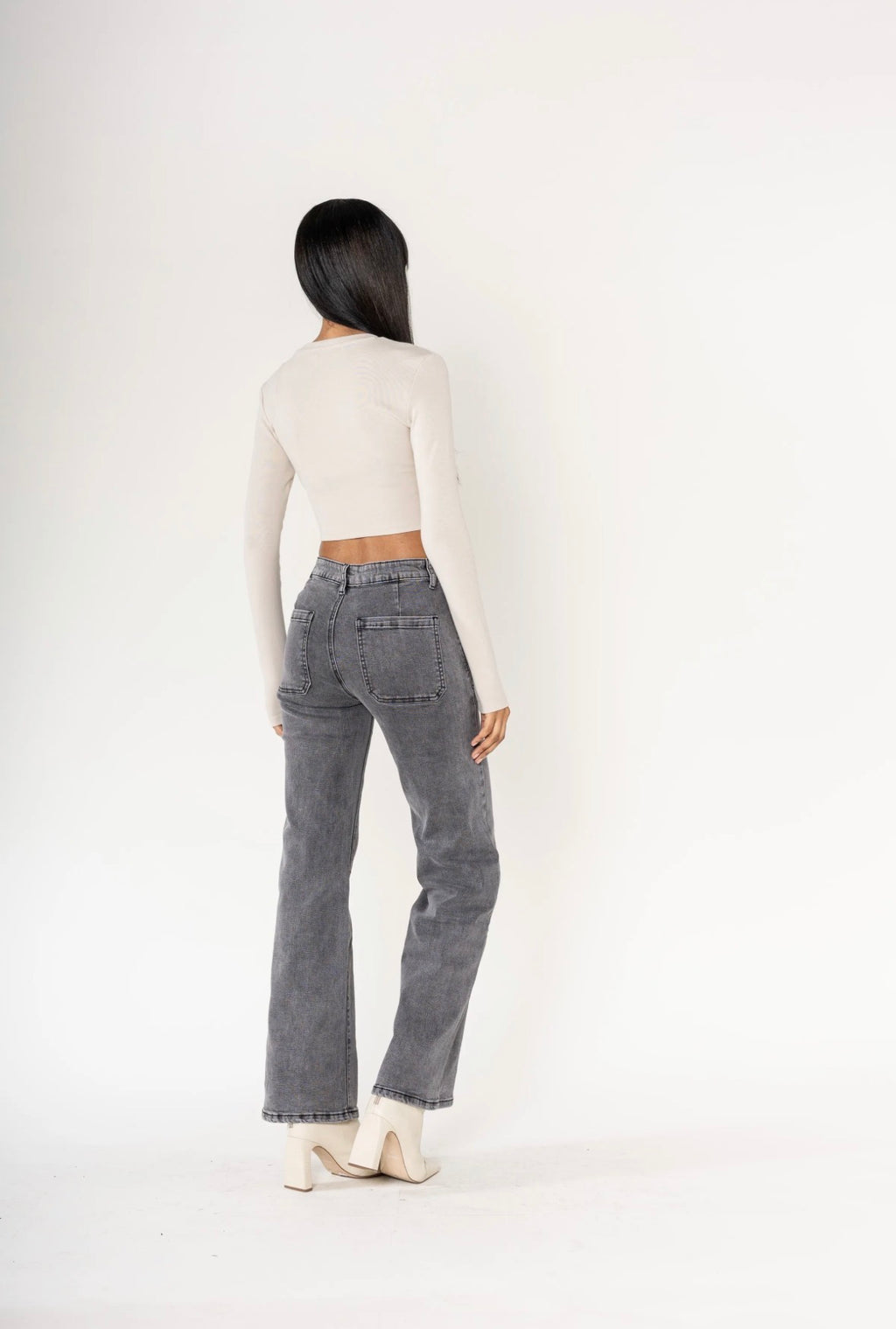 Jean Nina Carter – Coupe Flare Taille Haute  P 123