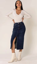 Jupe en jean Nina Carter P 215