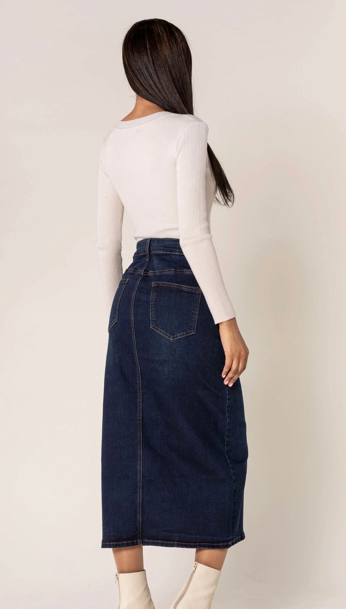 Jupe en jean Nina Carter P 215