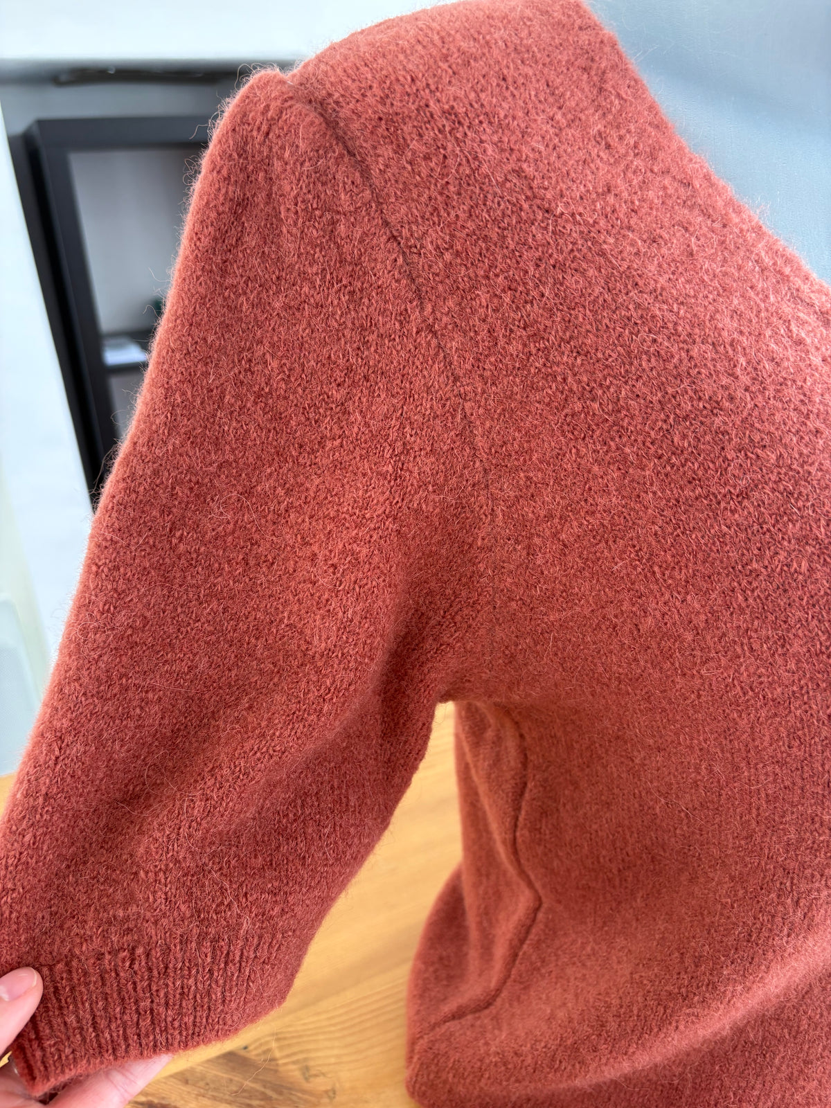 Pull Col en V Manches Courtes 10195
