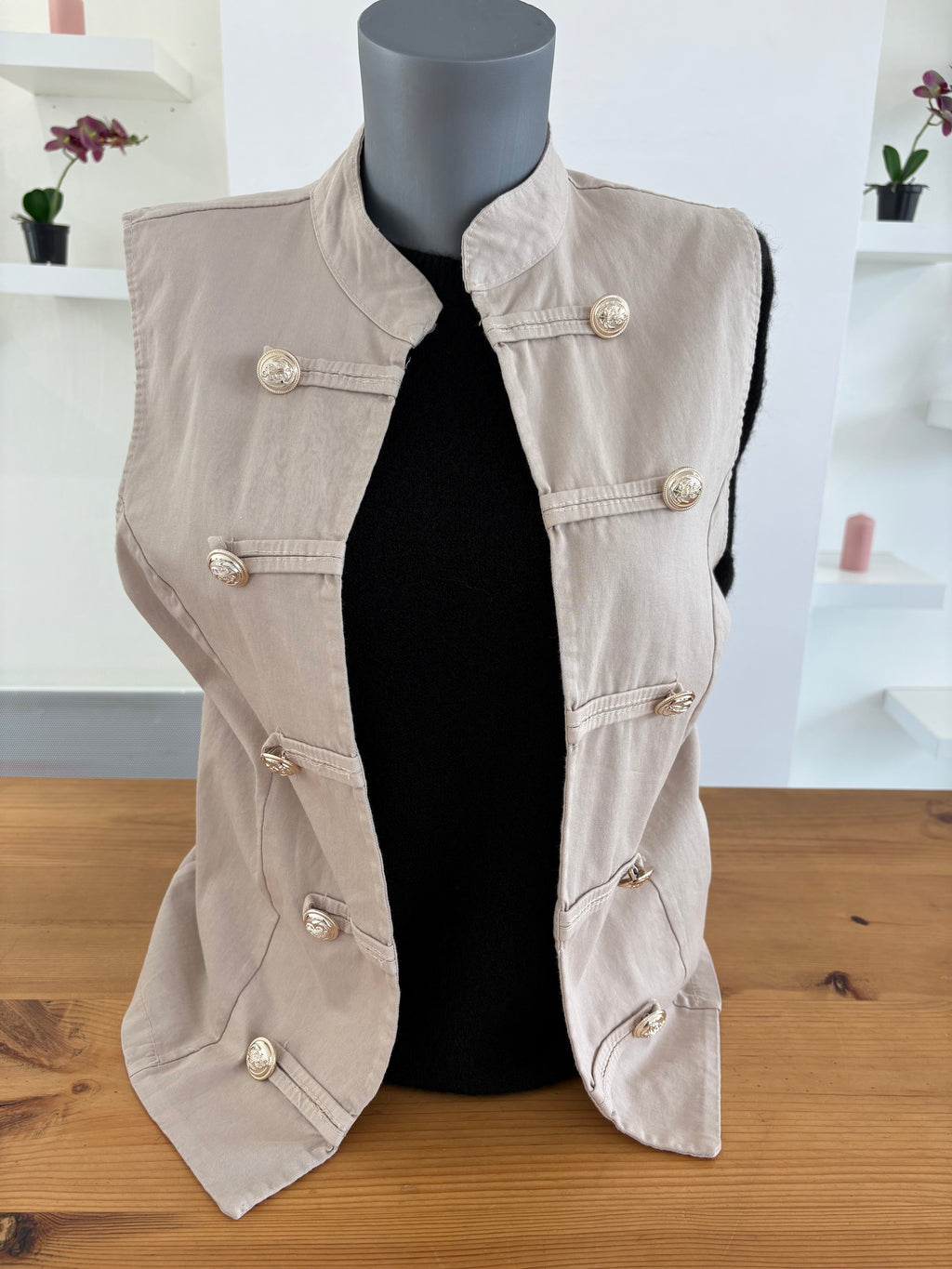 Veste Sans Manches Brandebourgs OL7051