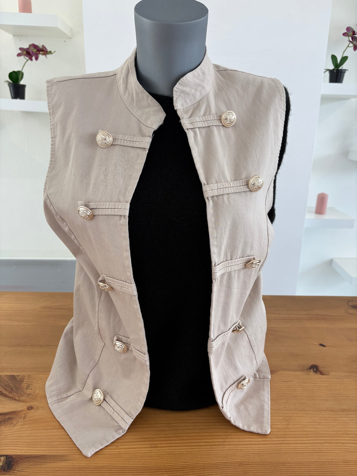 Veste Sans Manches Brandebourgs OL7051