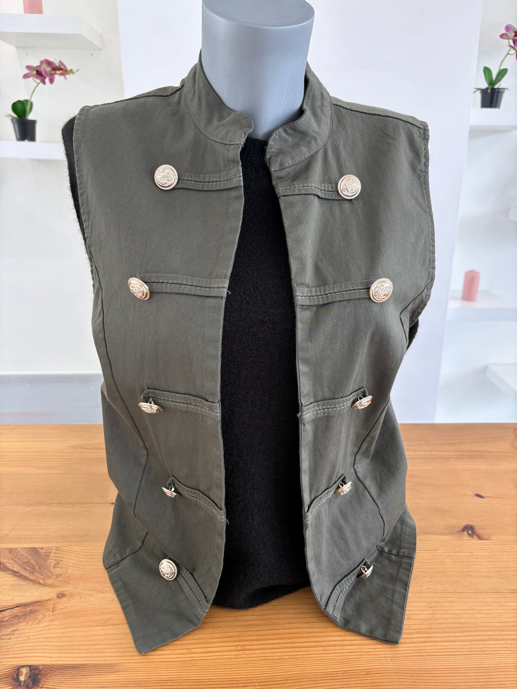 Veste Sans Manches Brandebourgs OL7051